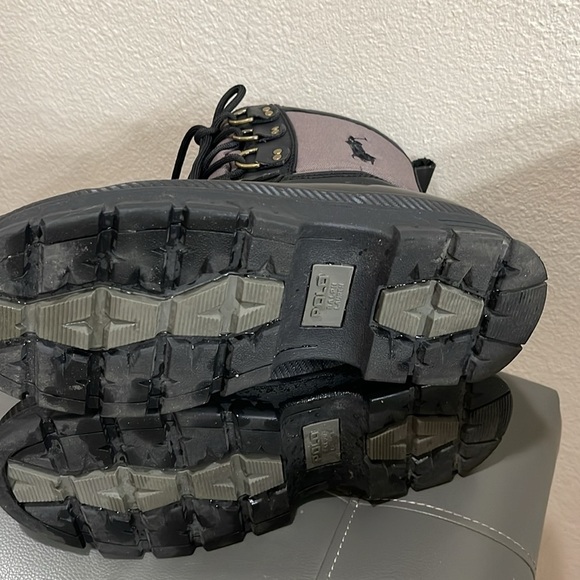 Polo Ralph Lauren Crestwick Pony Lace Up Winter Hiking Rubber Boots snow rain 9 - Picture 12 of 17